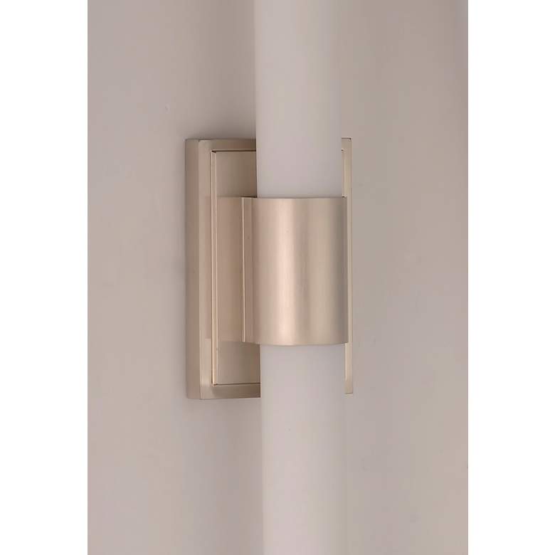 Image 4 Optic 1-Light 36" Wide Satin Nickel Vanity Light more views