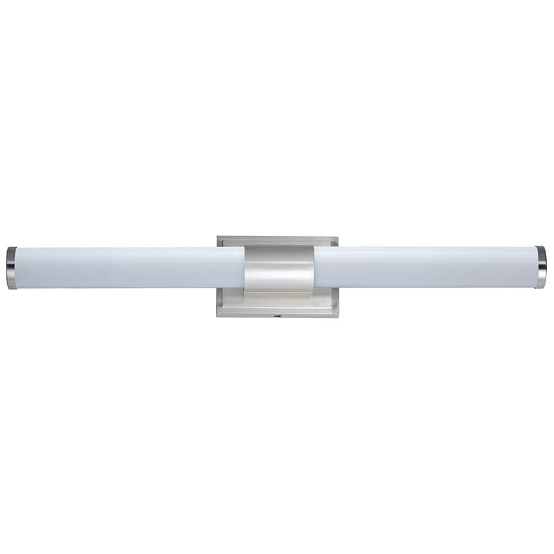 Image 1 Optic 30 inch LED Bath Vanity - Satin Nickel