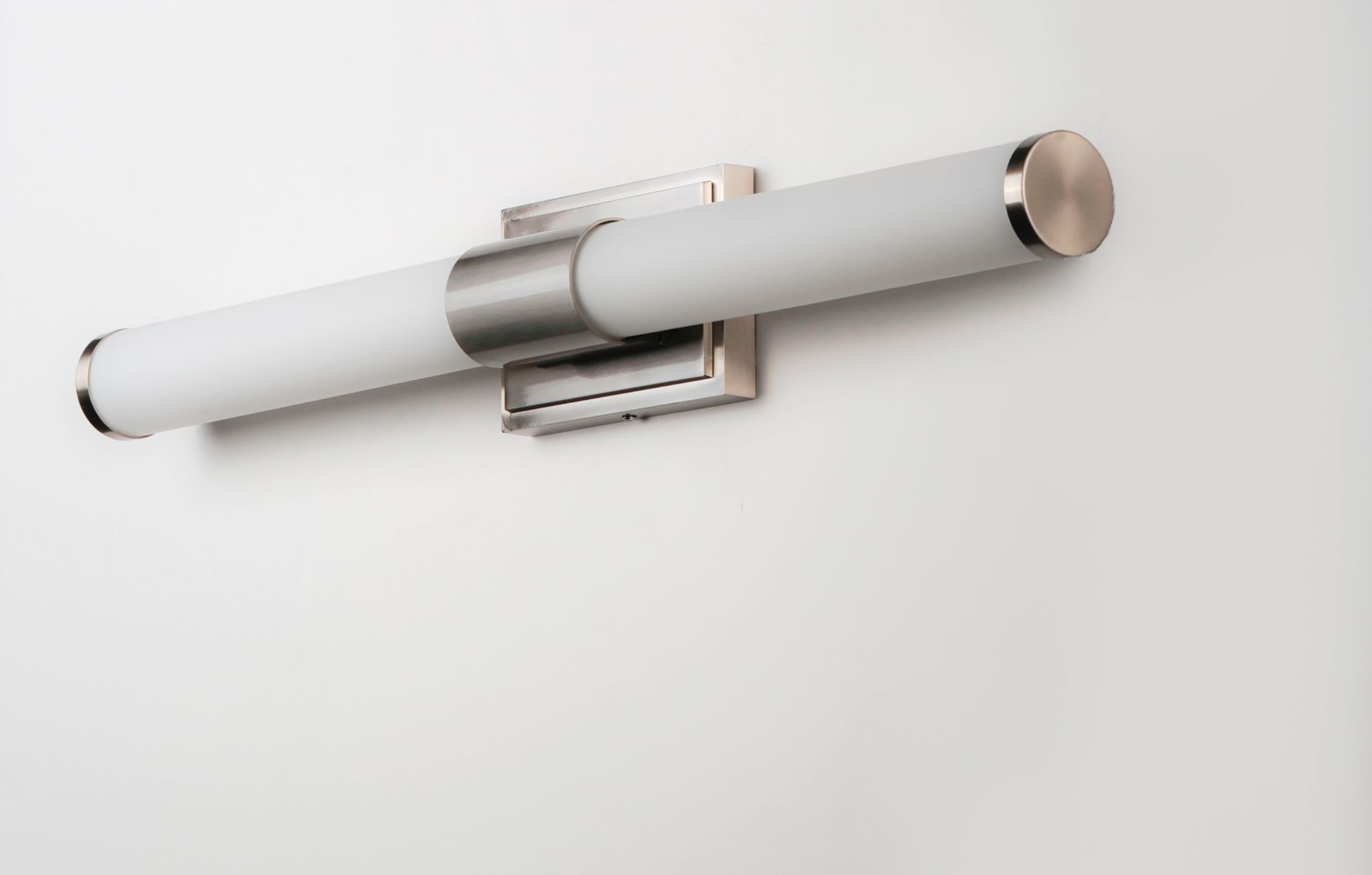 Image 2 Optic 30" LED Bath Vanity - Satin Nickel more views