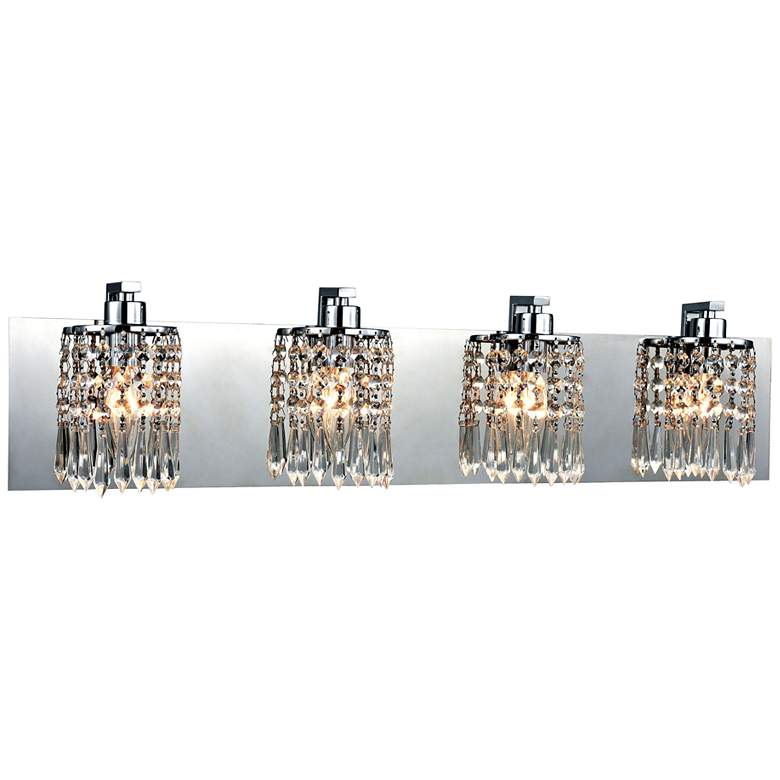 Image 1 Optix 28" Wide Polished Chrome 4-Light Bath Light