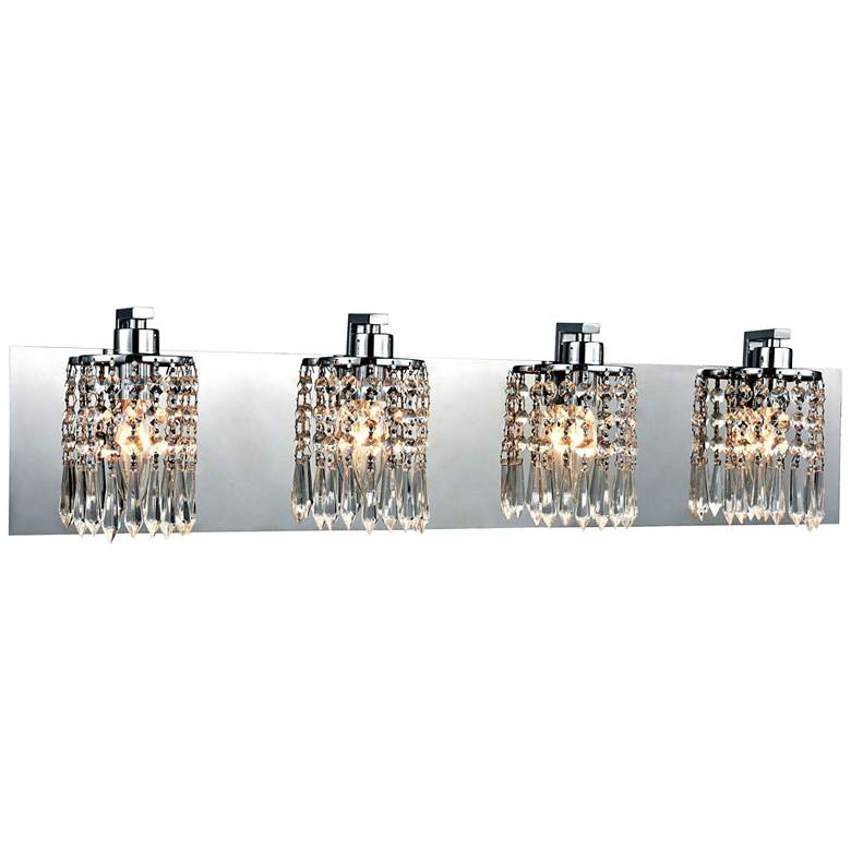 Image 1 Optix 28 inch Wide Polished Chrome 4-Light Bath Light