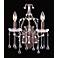 Opulence Two Light Bronze Clear Crystal Wall Sconce