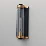 3_Opulent-Outdoor Wall Mount - Black/Antique Brass more views