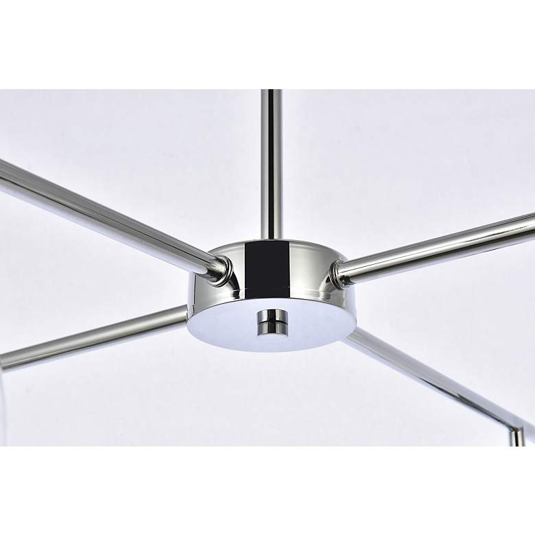 Image 6 Opus 30 3/4" Wide Chrome 4-Light Chandelier more views