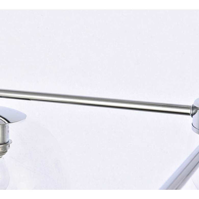 Image 7 Opus 30 3/4" Wide Chrome 4-Light Chandelier more views