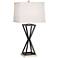 Opus Oil-Rubbed Bronze Finish Metal Open Concave Table Lamp
