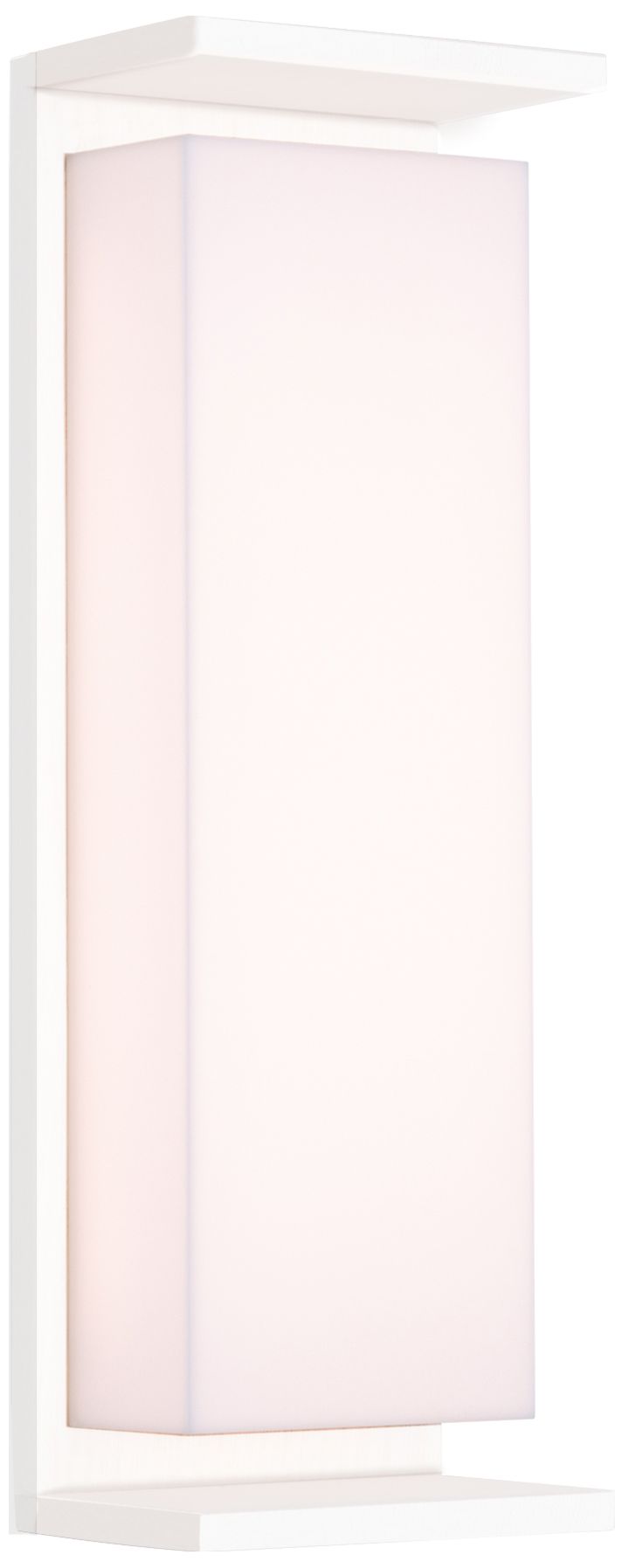 Ora 17.75" Textured White 2700K LED Sconce