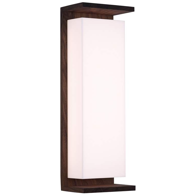 Image 1 Ora LED Sconce - Dark Stained Walnut - 2700K - P1 Driver