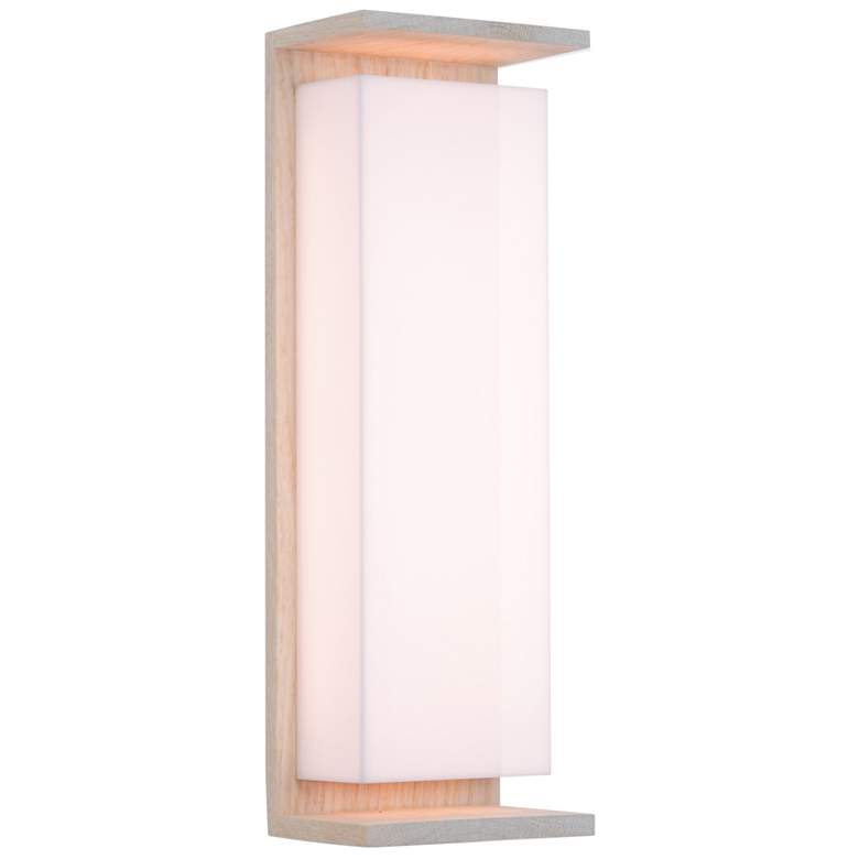 Image 1 Ora LED Sconce - White Washed Oak - 2700K - P1 Driver