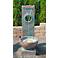 Oracle 39" High Bronze Patina Outdoor LED Floor Fountain
