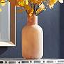 Orange 10 1/4" High Glass Decorative Vase