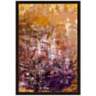 Orange and Violet Grunge II 37 3/4" High Canvas Wall Art