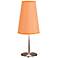 Orange Dot Accent Table Lamp