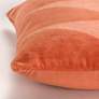 2_Orange Geometric 20" x 20" Poly Filled Throw Pillow more views