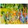 Orange Lily Abstract 40"W Indoor-Outdoor Canvas Wall Art