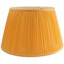Orange Softback Shirred Pleated Silk Lamp Shade 12x14x10 (Spider)