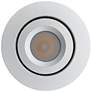 Orba 2" Wide White LED Recessed Mount Under Cabinet Light