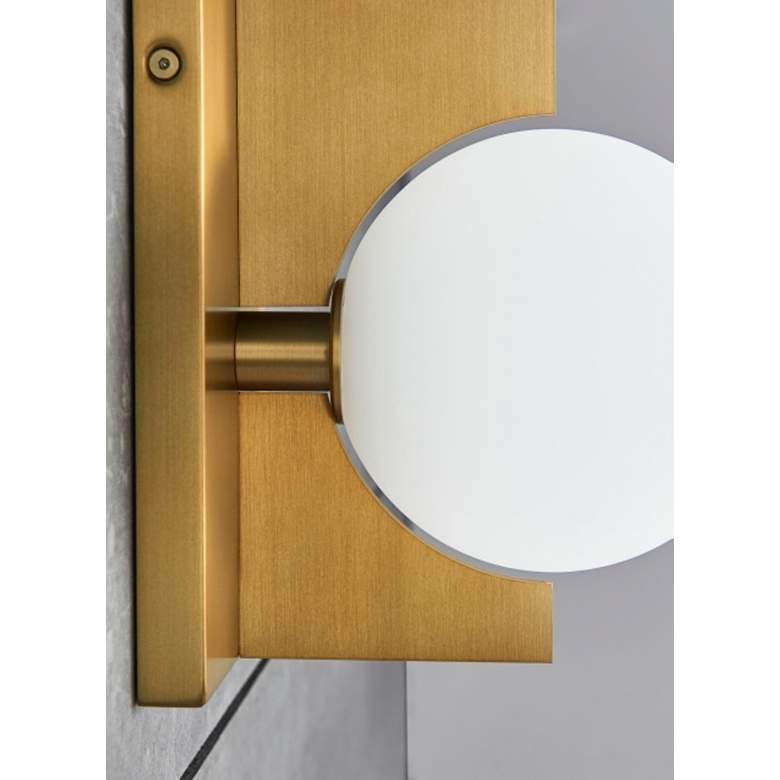 Image 6 Orbel 13" High Aged Brass Wall Sconce more views