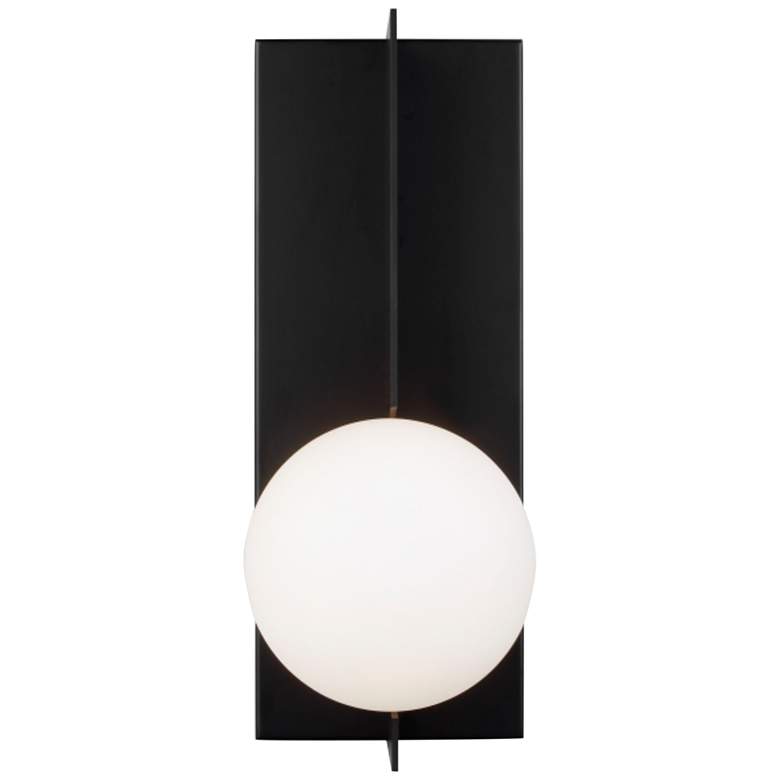 Image 1 Orbel 13 inch High Matte Black LED Wall Sconce