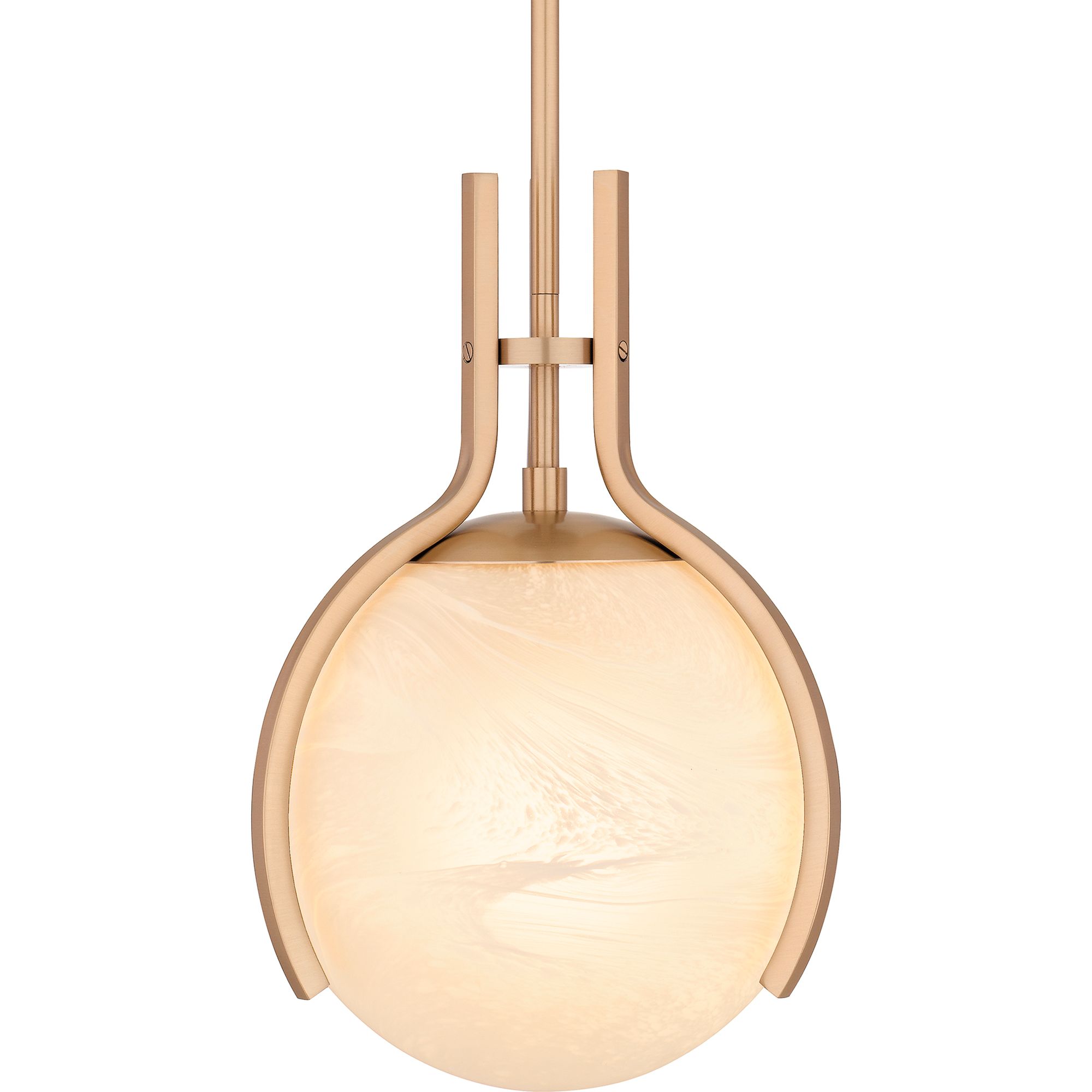 Orbit 1-Light Bronze Gold Pendant Light