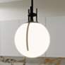 1_Orbit 1-Light Matte Black Pendant Light