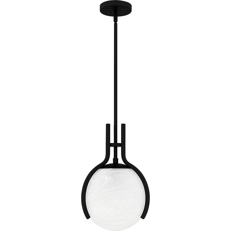 Image 3 Orbit 1-Light Matte Black Pendant Light more views