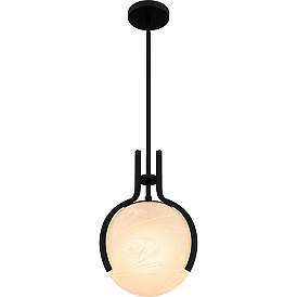 Image5 of Orbit 1-Light Matte Black Pendant Light more views