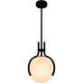 5_Orbit 1-Light Matte Black Pendant Light more views