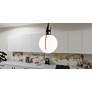 7_Orbit 1-Light Matte Black Pendant Light more views