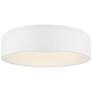 Orbit 17 3/4" Wide White Drum LED Ceiling Light