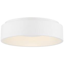 Orbit 17 3/4&quot; Wide White Drum LED Ceiling Light