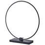 Orbit 21 1/2" High Black Open Ring LED Accent Table Lamp