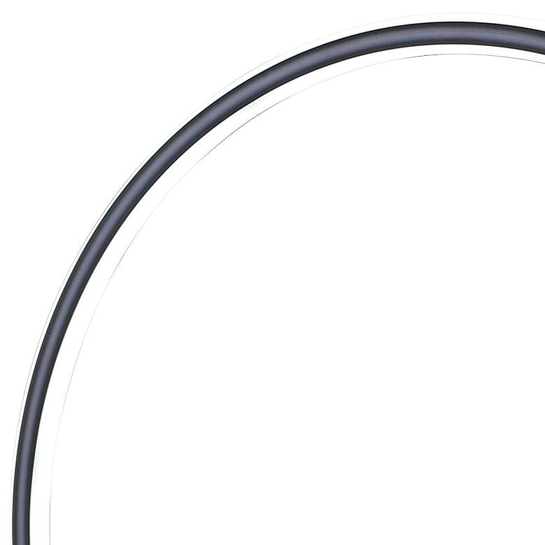 Image 3 Orbit 21 1/2" High Black Open Ring LED Accent Table Lamp more views