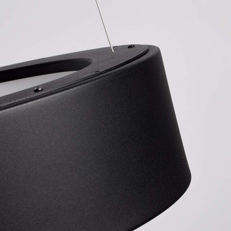 Image 3 Orbit; 30W LED Pendant; Black Finish more views