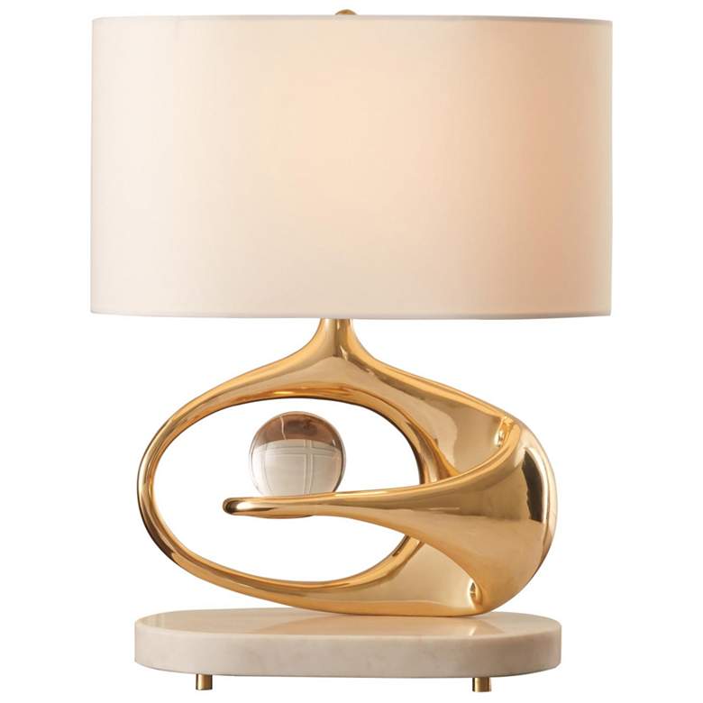 Image 1 Orbit Lamp-Brass