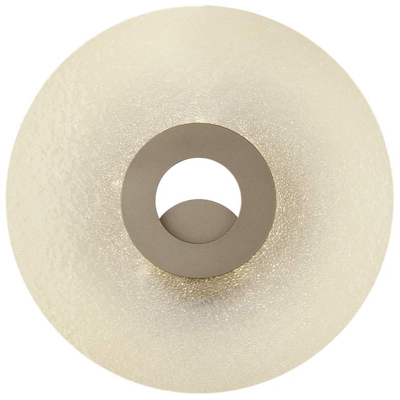 Image 1 Orbit LED Sconce - Soft Gold Finish - 21" Clear Textured Glass