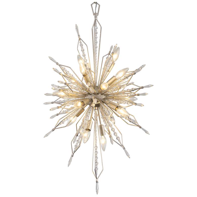 Image 1 Orbital 20" 16-Light Gold Dust Foyer Chandelier