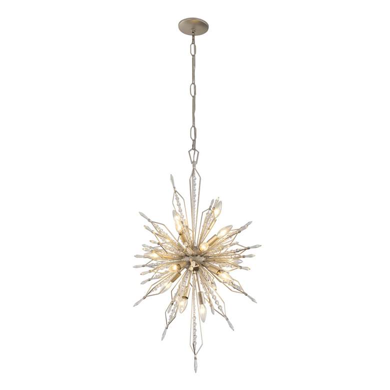 Image 2 Orbital 20" 16-Light Gold Dust Foyer Chandelier more views