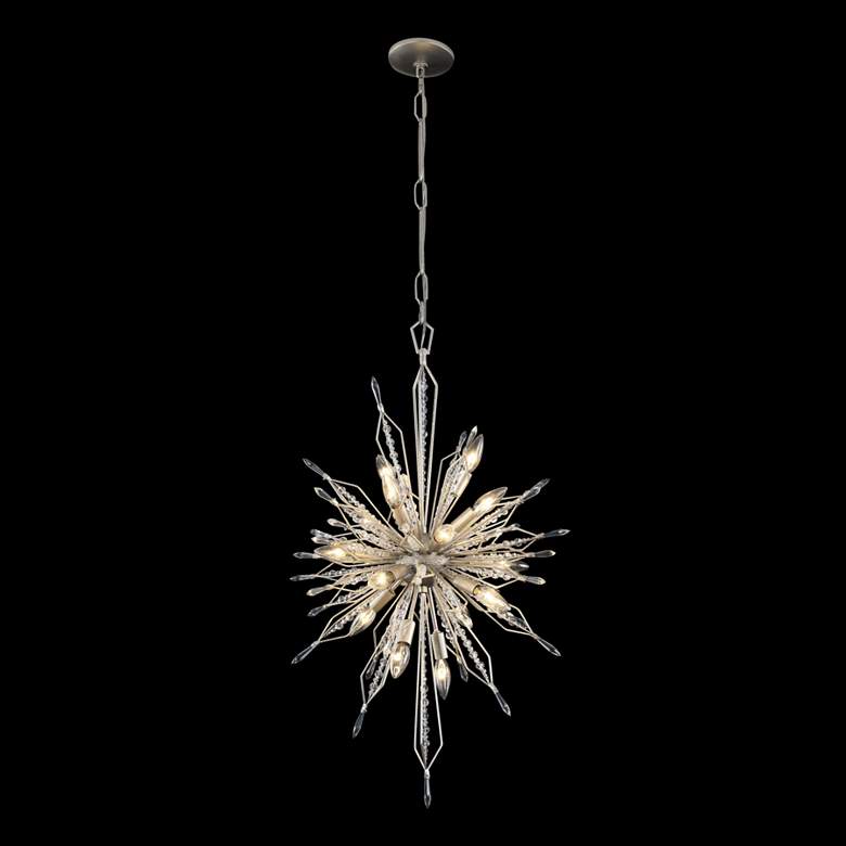 Image 4 Orbital 20" 16-Light Gold Dust Foyer Chandelier more views