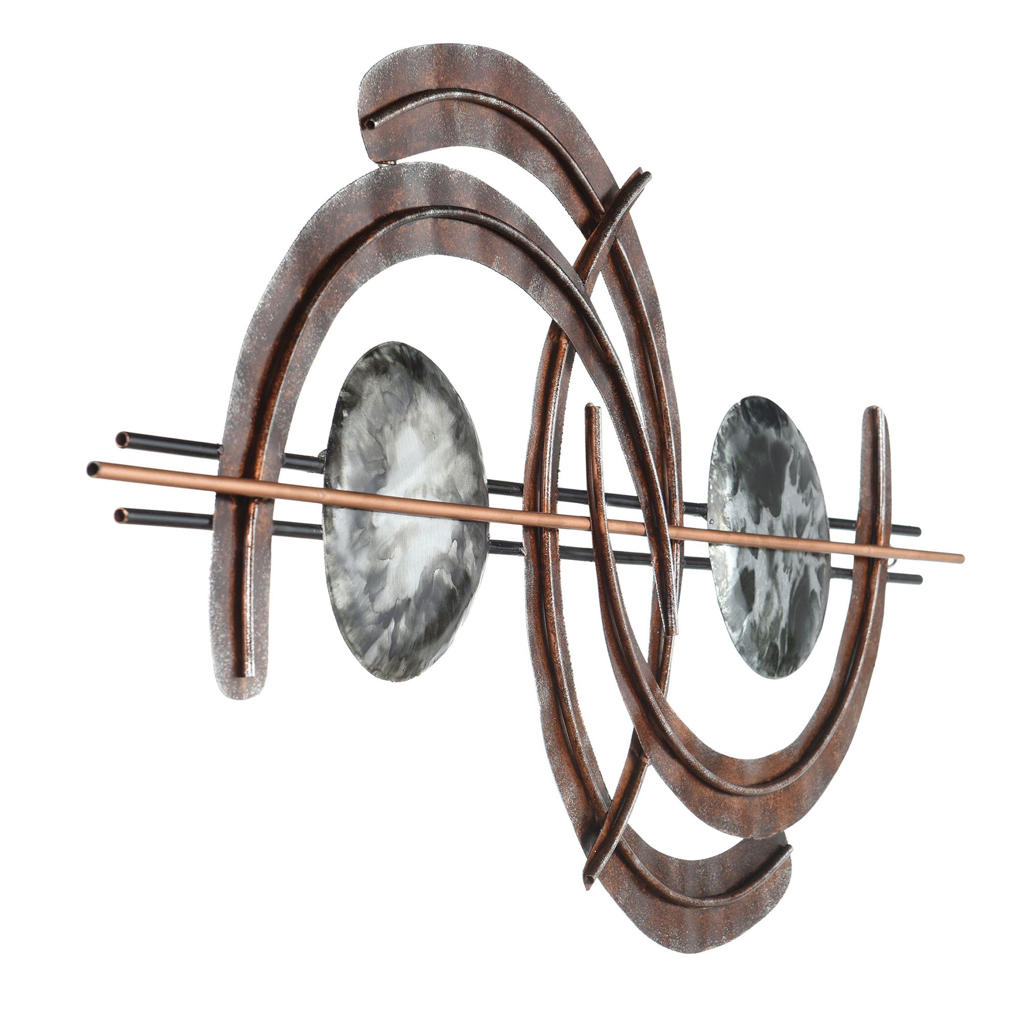 Image 3 Orbital 40"W x 19"H Metal Wall Art Sculpture more views