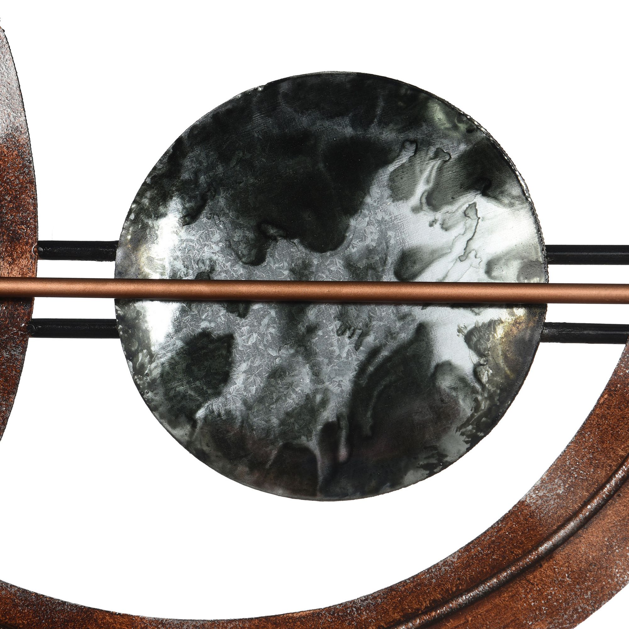 Image 5 Orbital 40"W x 19"H Metal Wall Art Sculpture more views