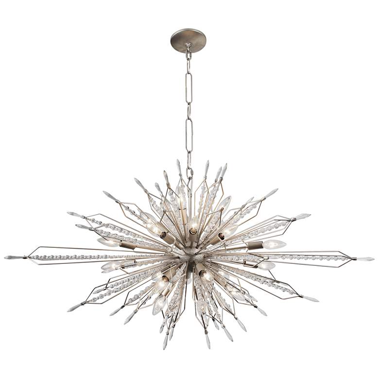 Image 2 Orbital 48" Wide Gold Dust Oval Kitchen Island Light Pendant