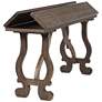 Orchard 64" Wide Pine Wood Foldout Console Table in scene