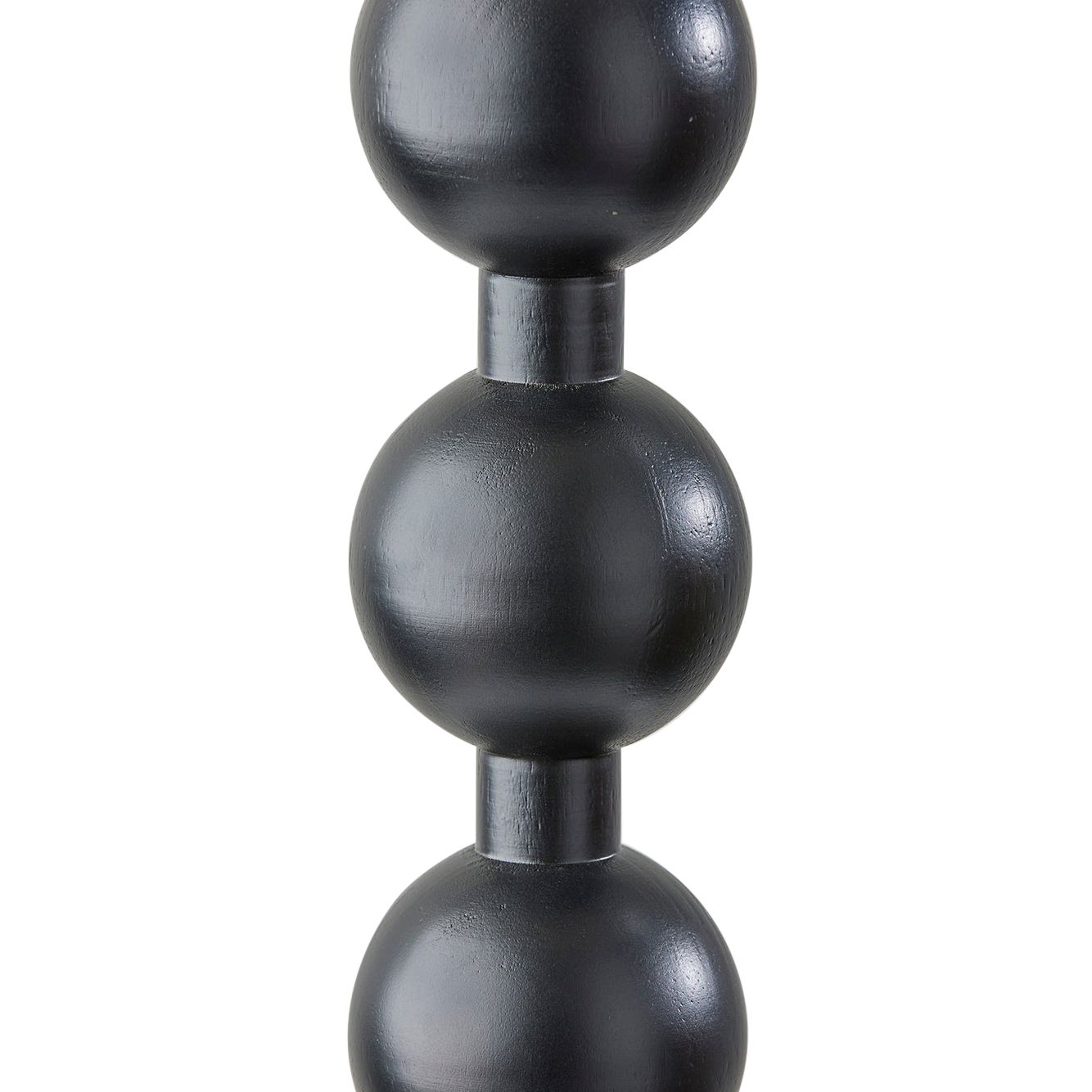 Image 4 Orchard Black Stacked Balls Wood Floor Lamp more views