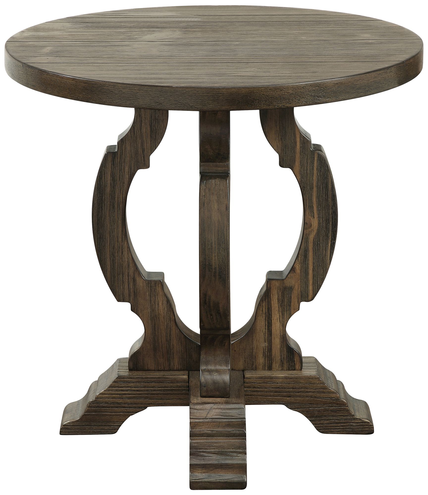 Orchard Park 24 Wide Brown Wood Round Accent Table 95N40 Lamps Plus   Orchard Park 24 Inch Wide Brown Wood Round Accent Table  95n40 