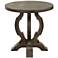 Orchard Park 24" Wide Brown Wood Round Accent Table