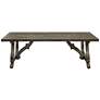 Orchard Park 54" Wide Brown Wood Cocktail Table