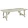 Orchard Park 54" Wide White Rub Wood Cocktail Table