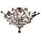 Orchid 20" Wide Chrome 4-Light Ceiling Light