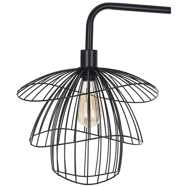 Image 3 Orchid 65" High Downbridge Black Floor Lamp more views